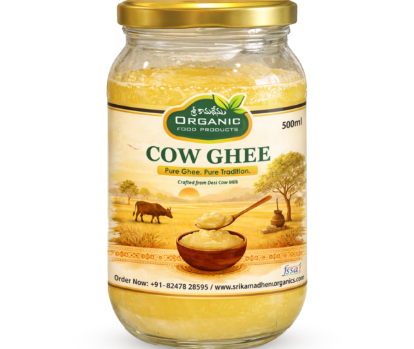 Sri Kamadhenu Pure Cow Ghee – 500ml