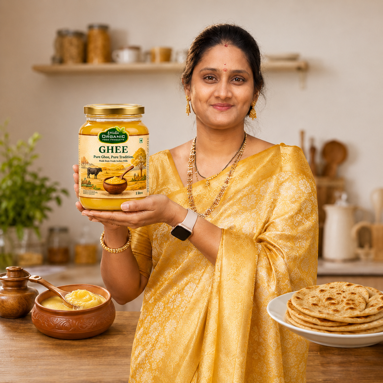 Sri Kamadhenu Organics - Traditional Bilona A2 Ghee